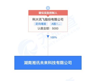 科大訊飛設(shè)立湘訊未來科技 深耕人工智能理論與算法軟件開發(fā)